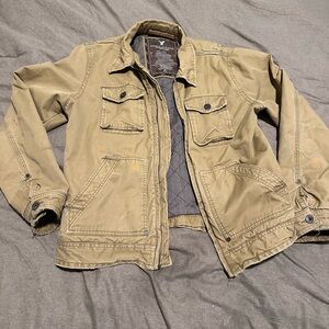 American Eagle Khaki Jacket Men’s Barn Coat